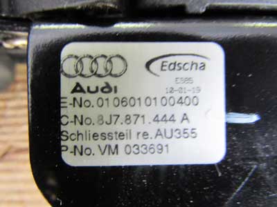 Audi TT Mk2 8J OEM Convertible Roof Top Lock Latch w/ Sensor Micro Switch 8J7871443A Convertible 2008-20153